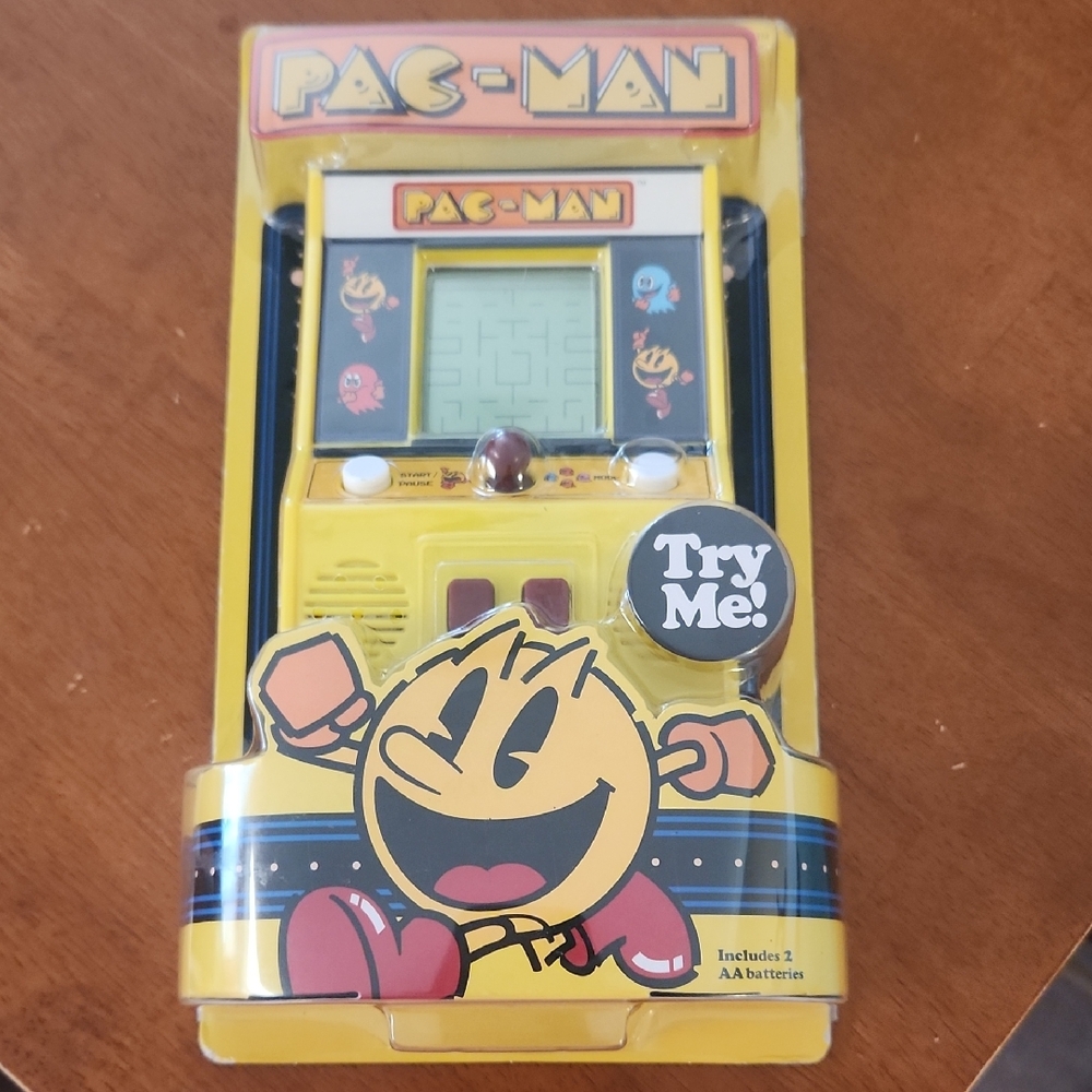 Yellow Handheld Console Pac-Man Edition